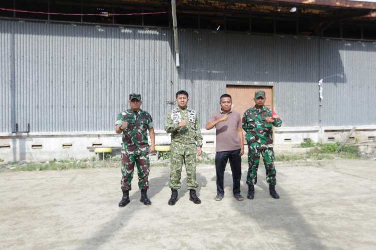 Dandim 0208/Asahan Tinjau Lokasi Pembangunan Gedung Koperasi Desa Kelurahan Merah Putih di Tinggi Raja