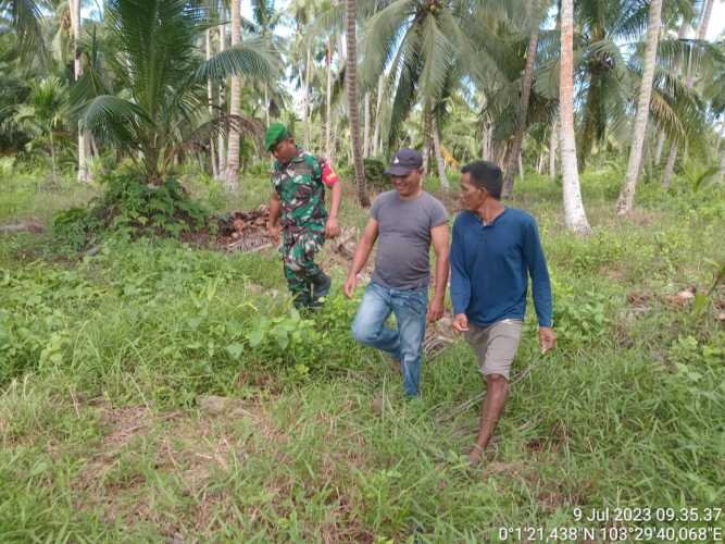 Kopda Sudarwis  Jaga Lahan Setempat dari Karhutlah