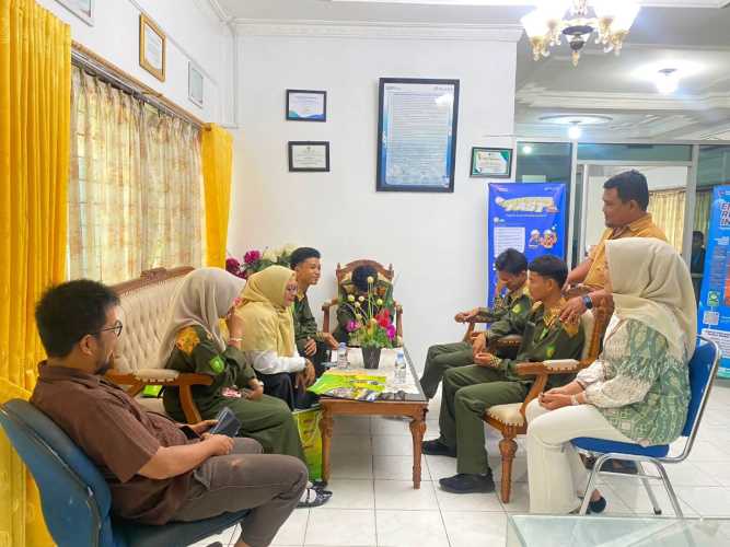 Sinergi Pendidikan dan Industri, Pelindo Regional 1 Tembilahan Sambut Kunjungan Monitoring PKL SMKN 1 Tembilahan Hulu