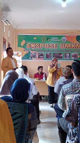 Mahasiswa KKN Unisi Sei Beringin 2024 Gelar Ekspose UMKM di Hadapan Ketua  YIEC dan LPPM