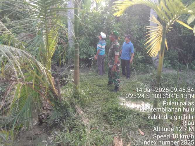 Danposramil 01/Tembilahan Laksanakan Patroli Tapal Batas Demi Kelestarian dan Keamanan Wilayah