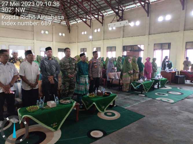 Danramil 05/Gas  Lettu Czi  Slamet Hirohito Menghadiri Acara  Harlah Muslimat NU