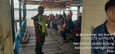 Serda Supardiyanto Babinsa Koramil 11/Pulau Burung Lakukan Sosialisasi Terpadu