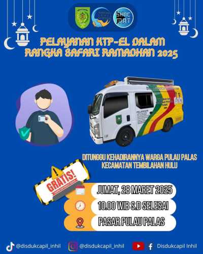 Safari Ramadhan di Pulau Palas, Layanan KTP-EL dan Partisipasi Warga