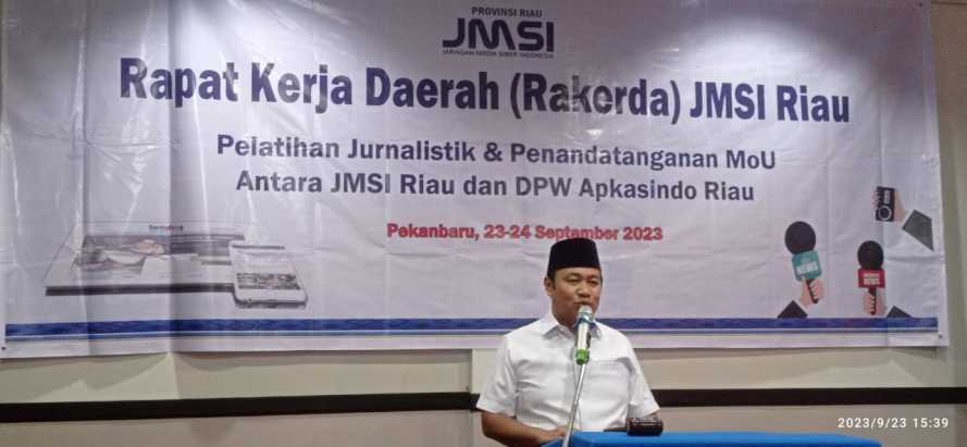 Buka Rakerda JMSI, Ketua DPRD Riau Yulisman Apresiasi MoU dengan Apkasindo