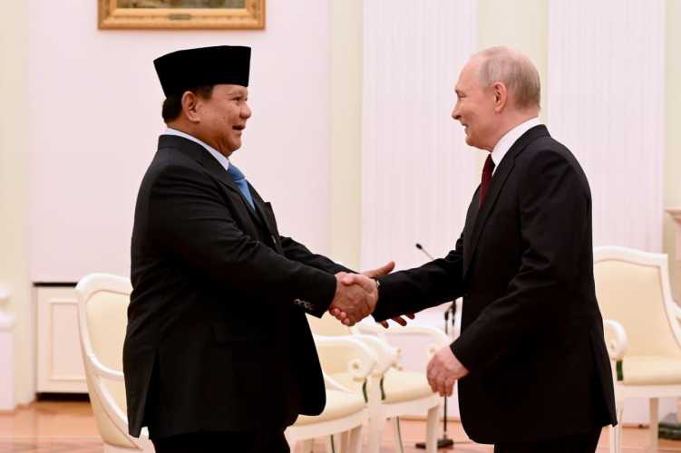 Hangat dan Penuh Keakraban, Presiden Prabowo dan Presiden Putin Pererat Kemitraan Strategis Indonesia–Rusia