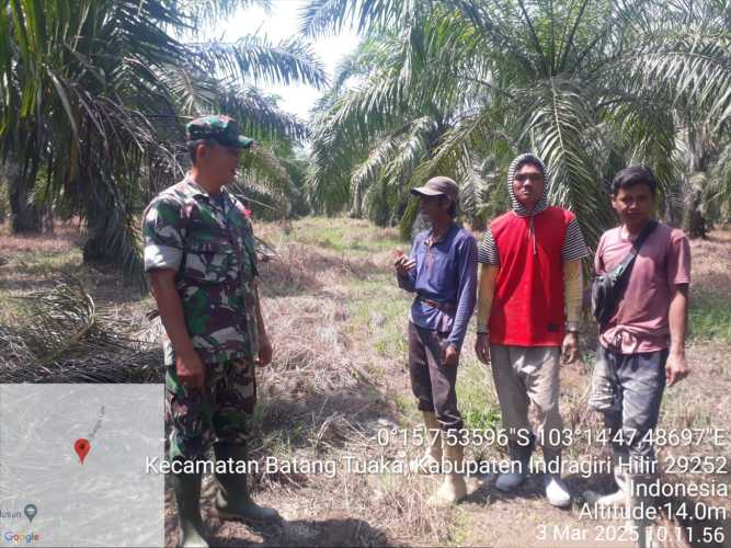 Sertu Januar Gelar Patroli ke Lokasi Area yang Sulit di Akses
