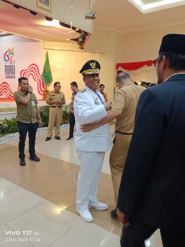 Pj Gubri Lantik Roni Rakhmat jadi Pj Walikota Pekanbaru