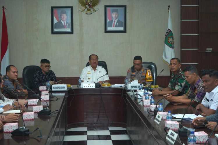 Bupati Asahan Pimpin Rapat Koordinasi Lintas Sektoral Jelang Nataru dan Operasi Lilin