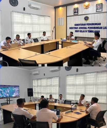 KSOP Kelas IV Tembilahan Gelar Rapat Evaluasi Alur Pelayaran untuk Tingkatkan Efisiensi Pelabuhan