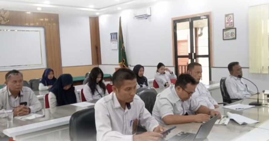 Tingkatkan Integritas & Kepatuhan Hukum, Pengadilan Negeri Tembilahan Ikut Pembinaan dari Pengadilan Tinggi Riau