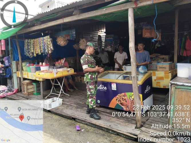 Babinsa Mandah Hadir di Tengah Masyarakat Dalam Eratkan Silaturahmi
