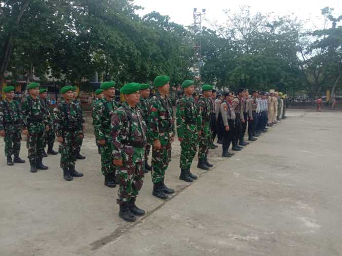 Babinsa Koramil 01/Tembilahan Ikuti Upacara Hari Sumpah Pemuda di Lapangan Gajah Mada