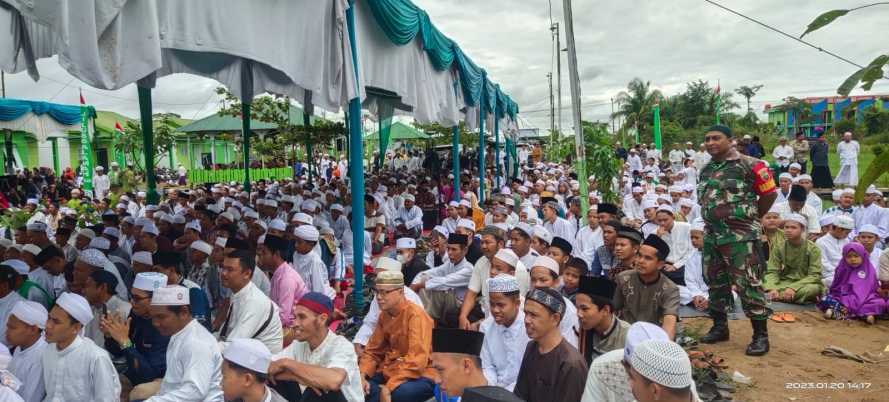 Serda Adri Candra Laksanakan Pengamanan Safari Dakwah UAS di Tembilahan