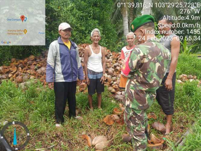 Babinsa Terangkan Anomali Pencegahan Karhutlah