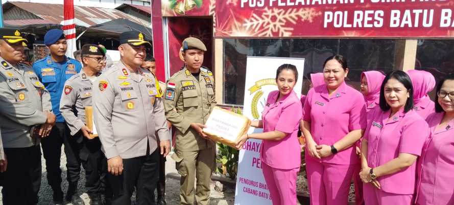 Pastikan Keamanan Nataru Nasional, Kapolres Batu Bara Cek Langsung Pos Yan Ops Lilin Toba 2025