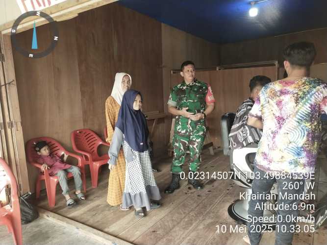 Babinsa Gerak Cepat Atasi Permasalahan Sosial di Masyarakat