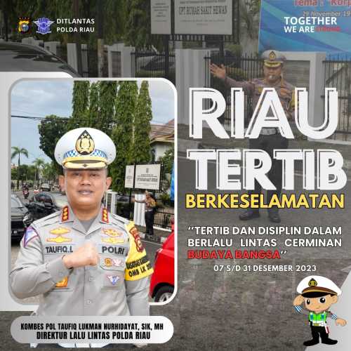 Hadirkan Program RTB- 2023 Secara Serentak Ditlantas Polda Riau Tingkatkan Kamtibmas dan Kamseltibcarlantas