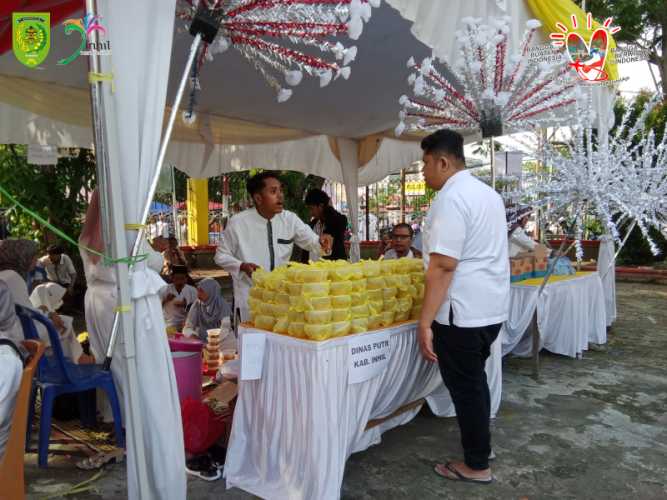 Galeri Bubur Asyura Makanan yang Selalu Disajikan Saat Event Wisata Religi Gema Muharram di Inhil