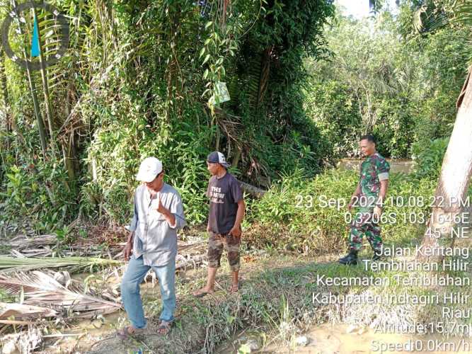 Dengan Patroli, Serda Ronal antisipasi dini Wilayah Rawan Karhutlah