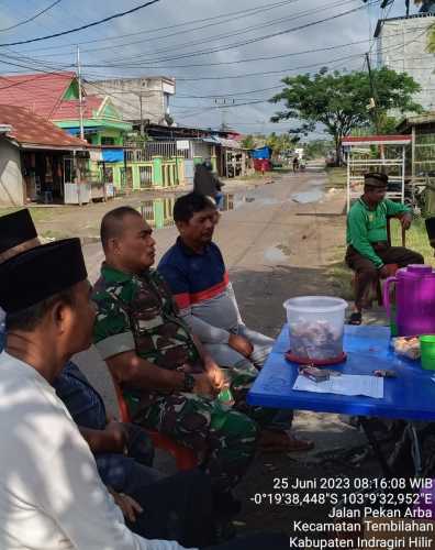 Sertu Anton pelopori pelaksanaan kurban dilingkungan  tempat tinggal