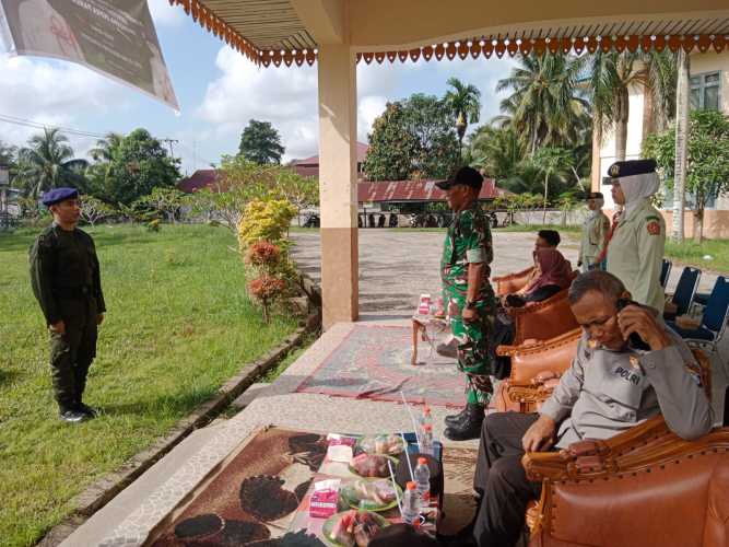 Regenerasi Kepemimpinan Menwa UNISI, Peltu Jaharzam Tegaskan Dukungan Kodim 0414/Inhil