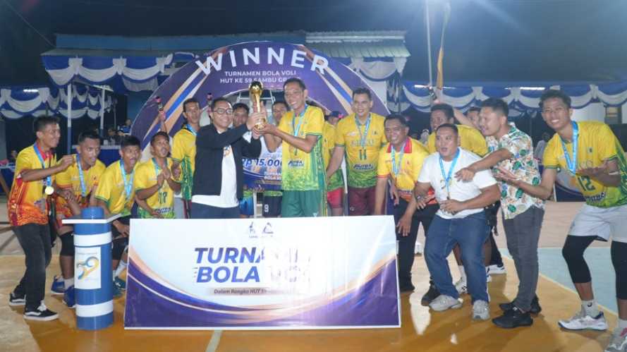 Turnamen Bola Voli Sambu Group 2026 Sukses, Sportivitas dan Kekeluargaan Jadi Semangat Utama