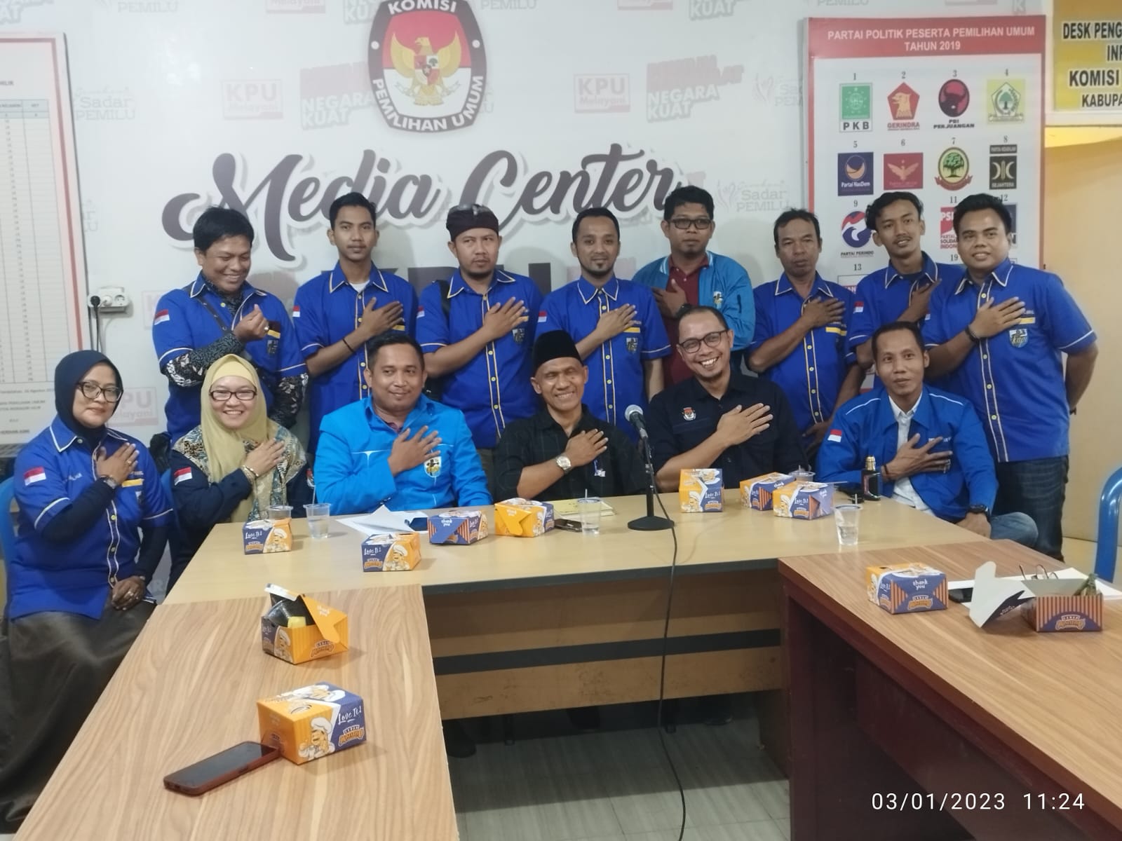 KNPI Inhil Siap Bekerjasama dengan KPU Inhil