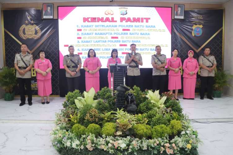 Acara Kenal Pamit Pejabat Utama Polres Batu Bara: Kapolres Betonkan Sinergitas dan Komitmen Pelayanan Terbaik