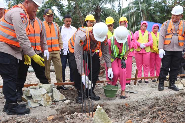 Polres Batu Bara Laksanakan Groundbreaking Pembangunan SPPG: Wujud Komitmen Peningkatan Kesejahteraan Masyarakat
