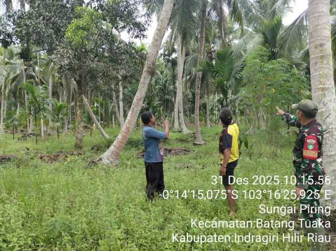 Babinsa menjaga tapal batas melalui sosialisasi: