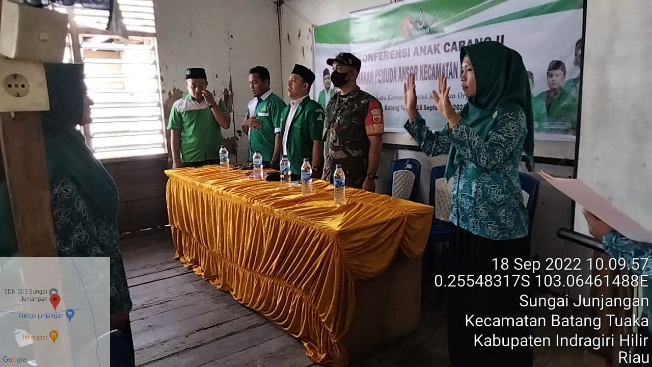 Serda Nasir Siagian Babinsa Koramil 12/Batang Tuaka Hadiri Konferensi Pemuda Ansor