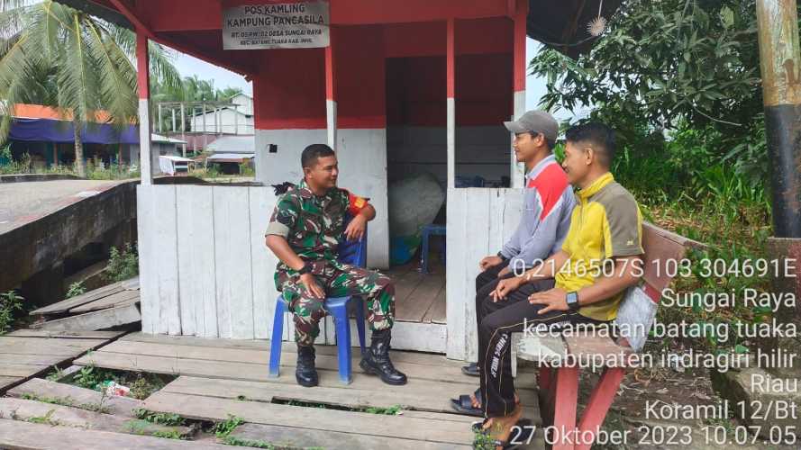 Menjelang Hari Sumpah Pemuda, Babinsa Ajak Menjaga Persatuan