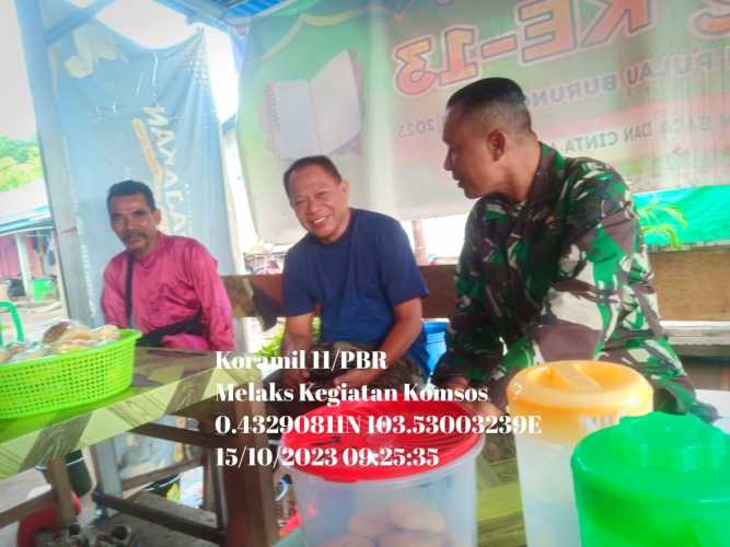 Pelda Rafli Memanfaatkan Waktu Libur Dengan Bersosialisasi