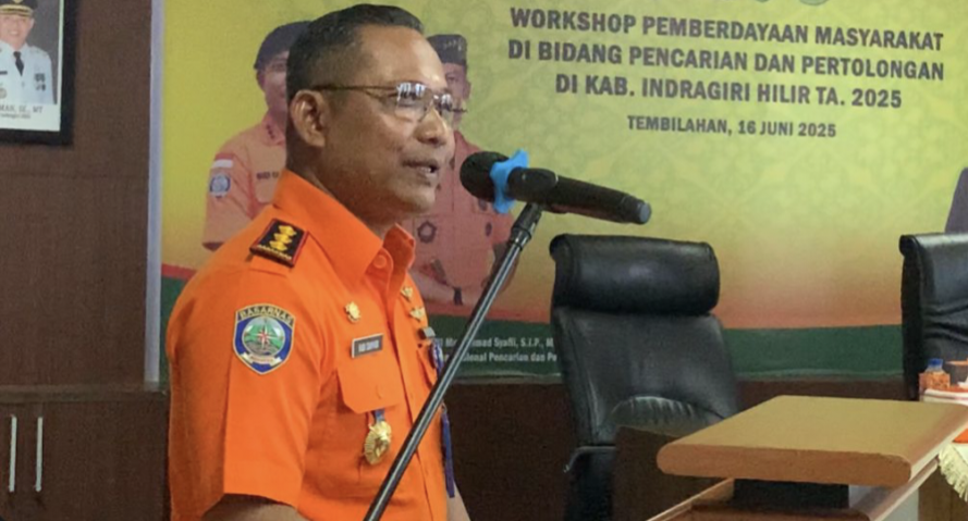 Workshop Pemberdayaan Masyarakat di Bidang SAR Resmi Dibuka di Inhil