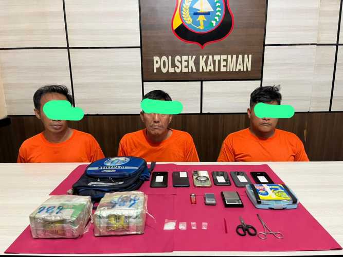 Pengembangan Tak Sia-sia! Polsek Kateman Temukan Dugaan 2 Kg Sabu di Rumah Kontrakan