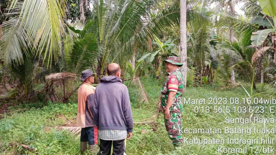 Serda Sukiran Cegah Warga dari Pembakaran Liar