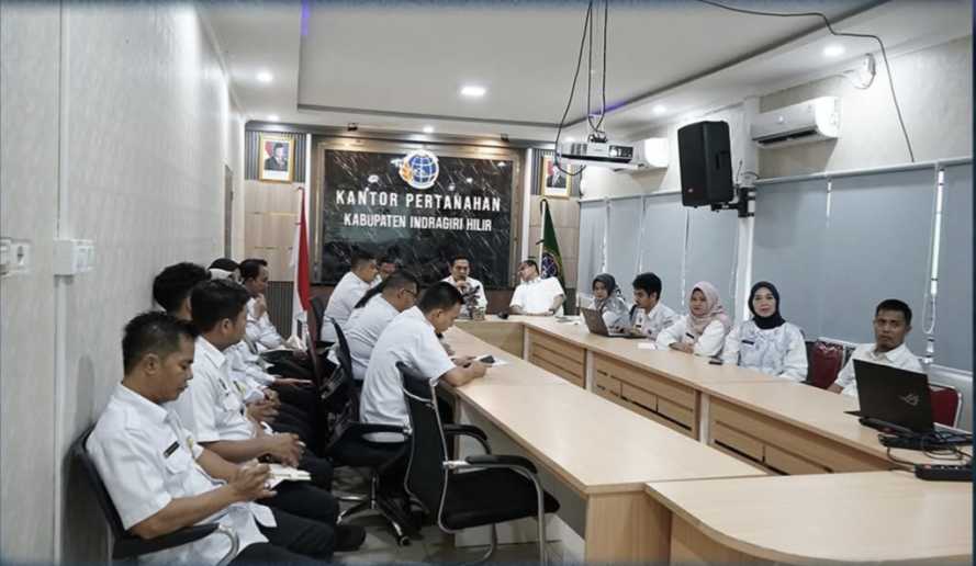 Kanwil BPN Riau Dorong Percepatan Layanan dan Penuntasan PTSL di Inhil