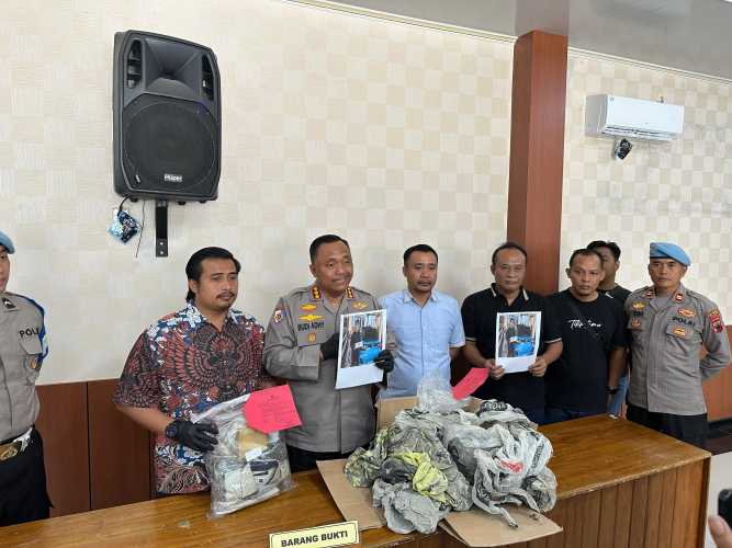 Polresta Cilacap Ungkap Kasus Mayat Pria Terlakban di Sungai, Dua Pelaku Ditangkap Satu DPO