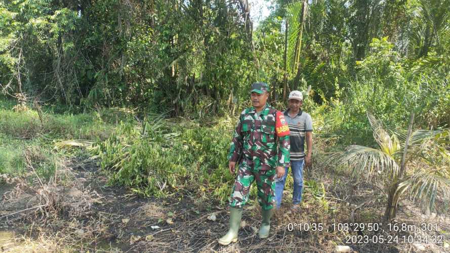 Serda Candra Bastian patroli Kondisi Terkini Lahan Warga Binaan