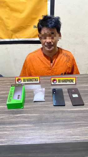 Satresnarkoba Polres Inhil Ungkap Kasus Peredaran Sabu, Amankan 60 Gram Barang Bukti