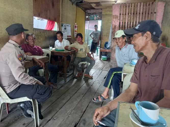 Polsek Sungai Batang melaksanakan 