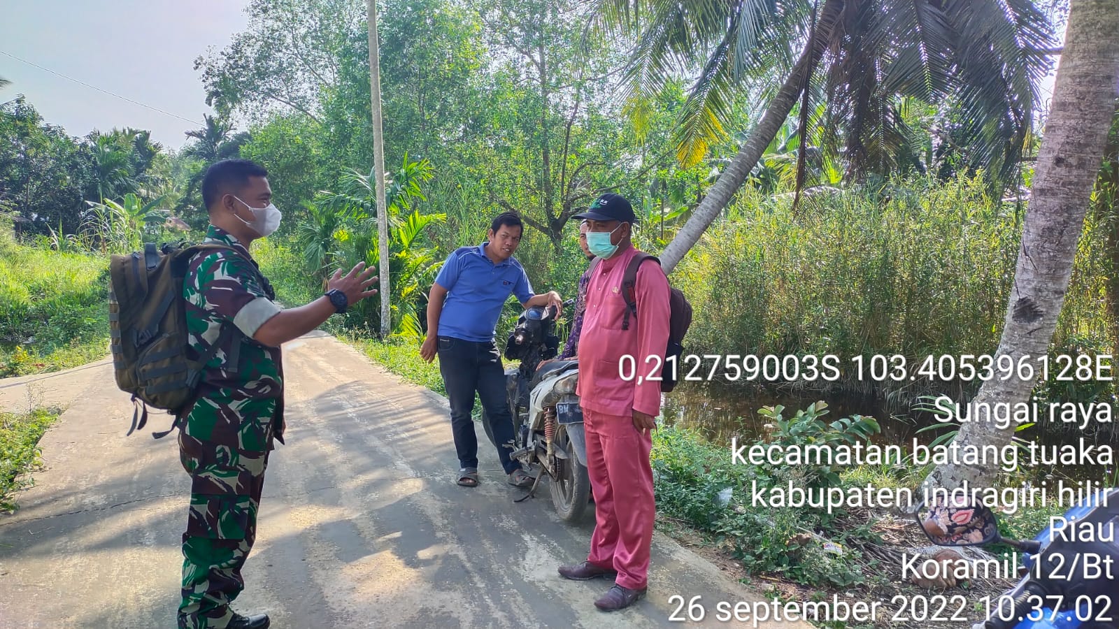 Sertu Hepi Martison Babinsa Koramil 12/Batang Tuaka Tak Pernah Henti Sosialisasi