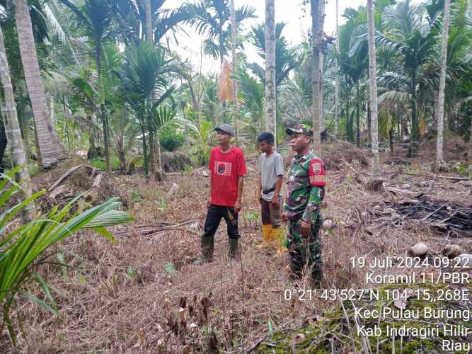 Serda Hendra Laksanakan Patroli Dialogis penanganan Karhutlah