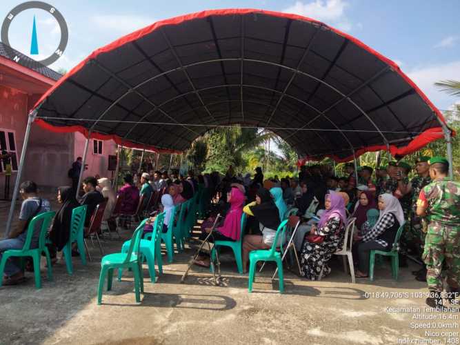 Kopda Nico Berperan Aktif Baksos HUT Kodam I/Bukit Barisan