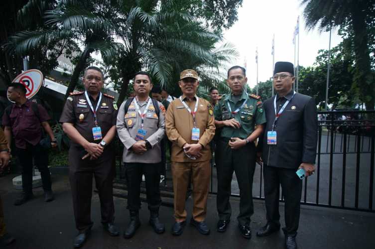 Hadiri Rakornas Forkopimda di Bogor, Bupati Inhil Herman Pastikan Inhil Selaras dengan Arah Pembangunan Nasional