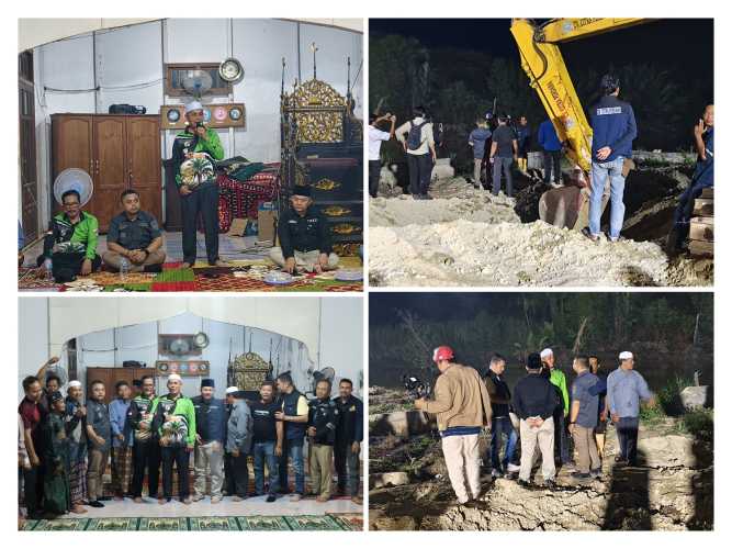 Kawal Kualitas Infrastruktur, Kadis PUPKP Yusnaldi Mendampingi Bupati Inhil Tinjau Proyek Jalan Kotabaru–Sanglar