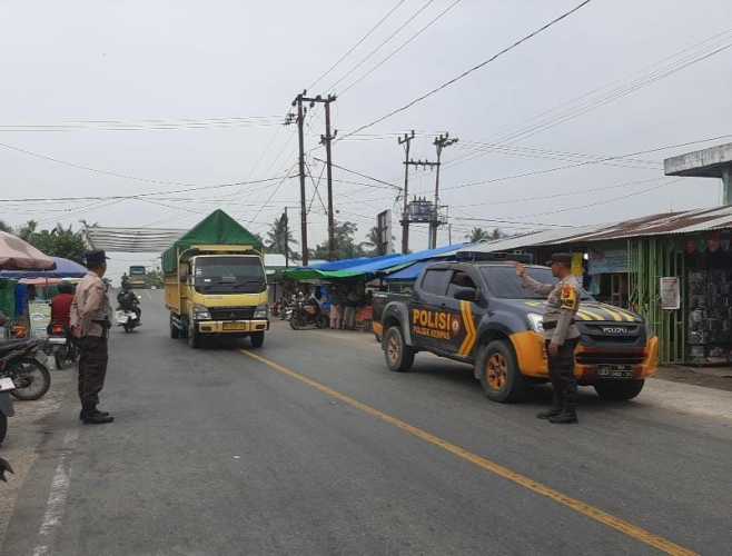 Waspada Kriminalitas Hari Libur, Polsek Kempas Tingkatkan Patroli.