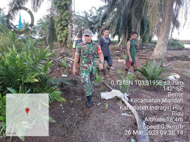 Praka Hendri Kalkulasikan Penyebaran Titik Api