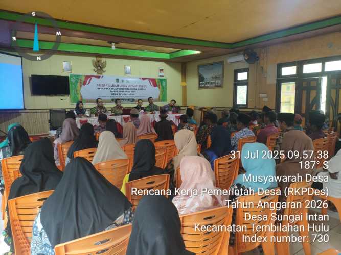 Musyawarah Desa Sungai Intan, Menentukan Arah Pembangunan 2026